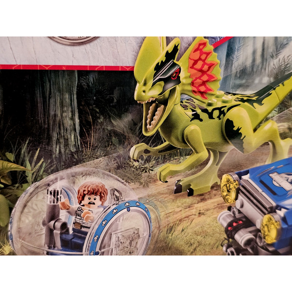 DILOPHOSUARUS AMBUSH Jurassic World LEGO Set #75916 NEW Sealed RETIRED Unopened - Picture 4 of 16